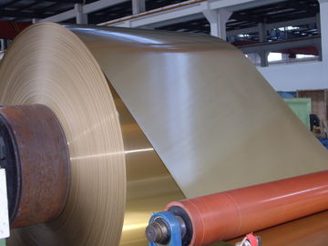 Blue / Golden Aluminium Fin Stock Strip 0.095MM Various Width For Air Conditioner