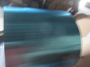 Air Conditioner Aluminium Fin Stock 0.12mm Various Width With Blue / Golden