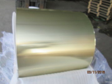 alloy 8011, temper H22 Gold epoxy coated aluminum air conditioner foil for fin stock in heat exchanger coil